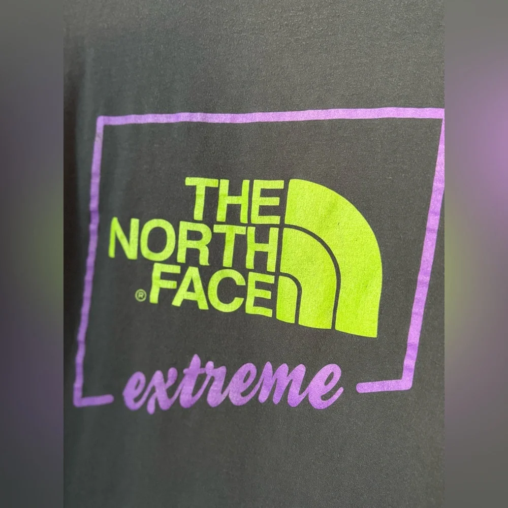 Rare The North Face Extreme Black Tee size large